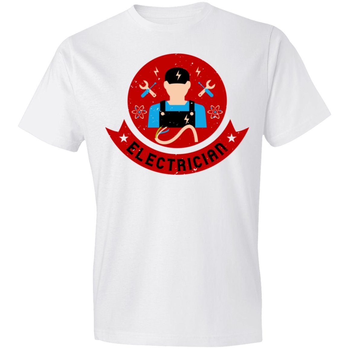 Electrician Design Lightweight T-Shirt 4.5 oz - Alexecom.com