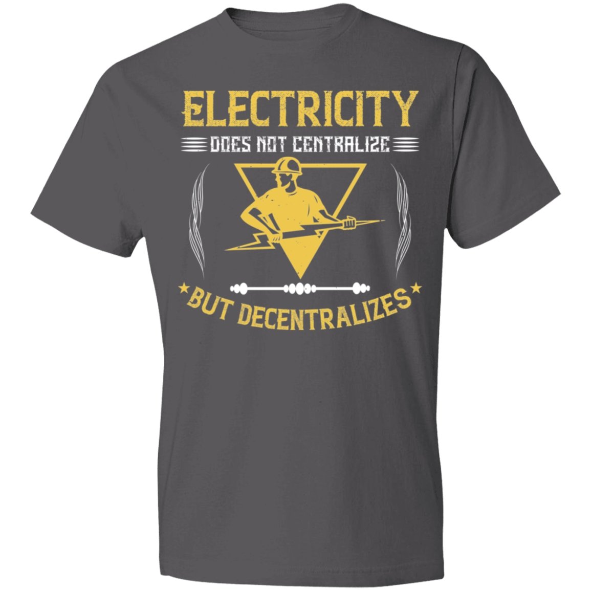 Electrician Design Lightweight T-Shirt 4.5 oz - Alexecom.com