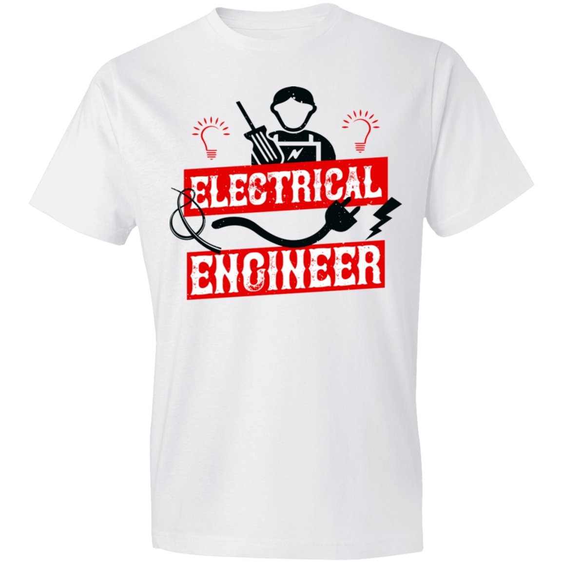 Electrician Design Lightweight T-Shirt 4.5 oz - Alexecom.com