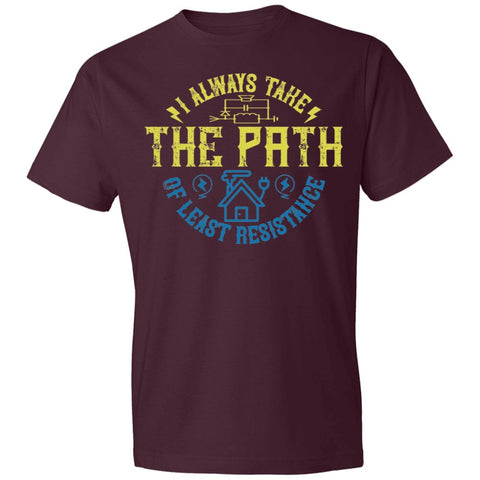 Image of Electrician Design Lightweight T-Shirt 4.5 oz - Alexecom.com
