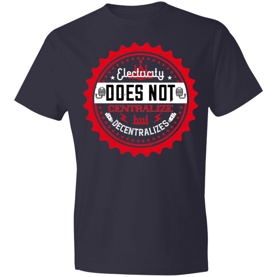 Electrician Design Lightweight T-Shirt 4.5 oz - Alexecom.com