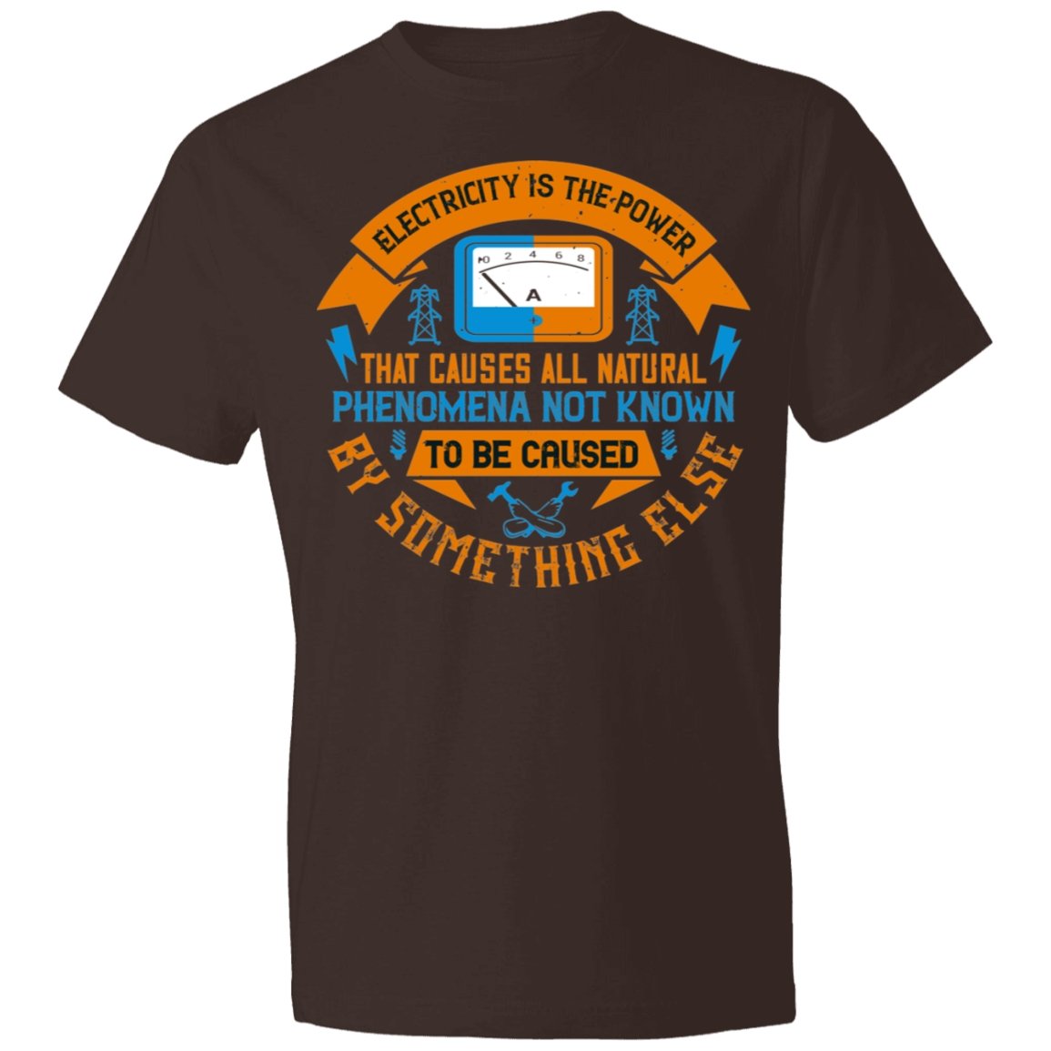 Electrician Design Lightweight T-Shirt 4.5 oz - Alexecom.com