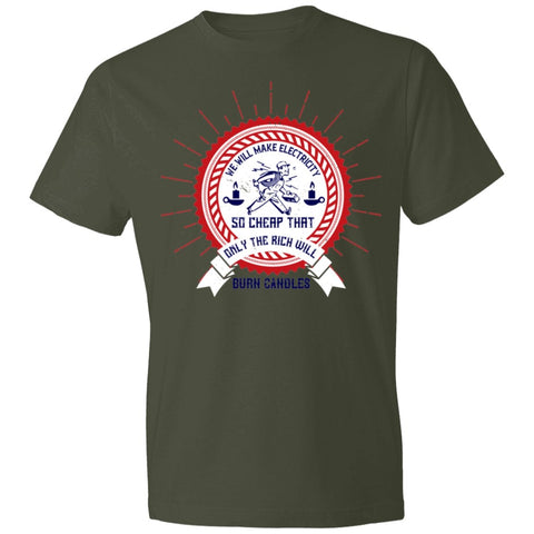 Image of Electrician Design Lightweight T-Shirt 4.5 oz - Alexecom.com