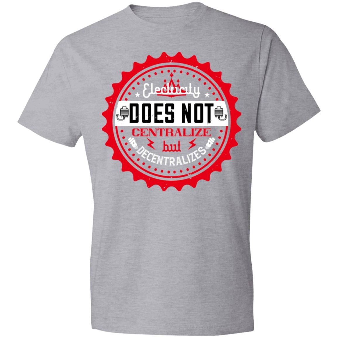 Electrician Design Lightweight T-Shirt 4.5 oz - Alexecom.com