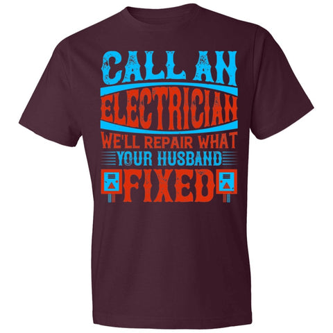 Image of Electrician Design Lightweight T-Shirt 4.5 oz - Alexecom.com