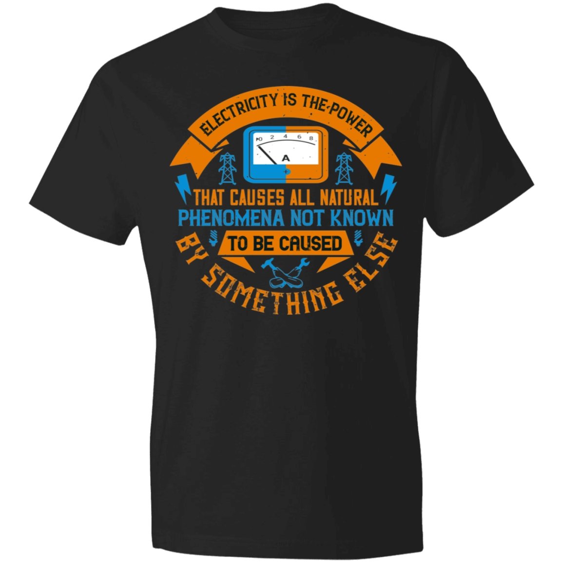 Electrician Design Lightweight T-Shirt 4.5 oz - Alexecom.com