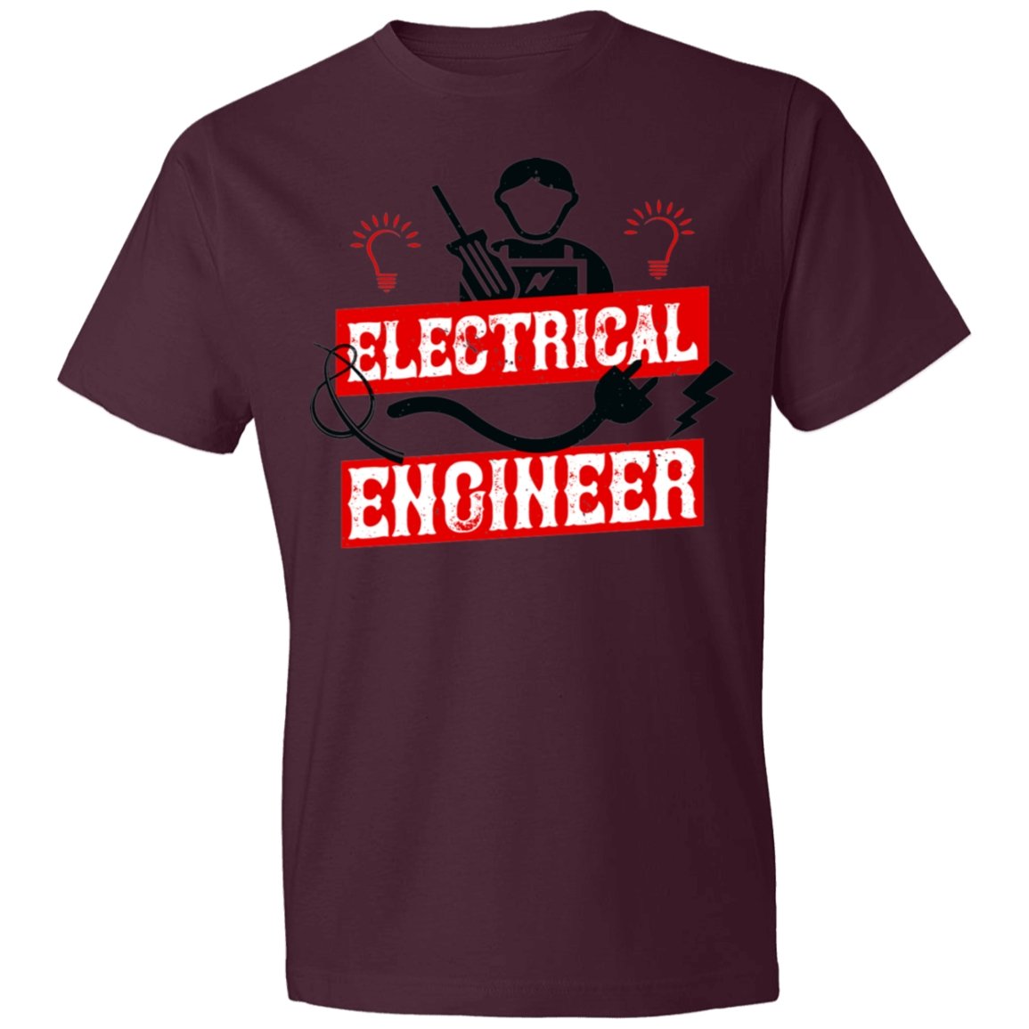 Electrician Design Lightweight T-Shirt 4.5 oz - Alexecom.com