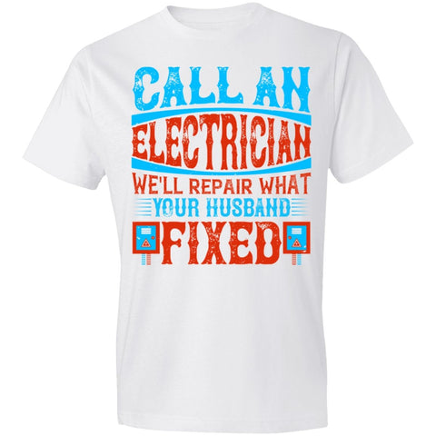 Image of Electrician Design Lightweight T-Shirt 4.5 oz - Alexecom.com