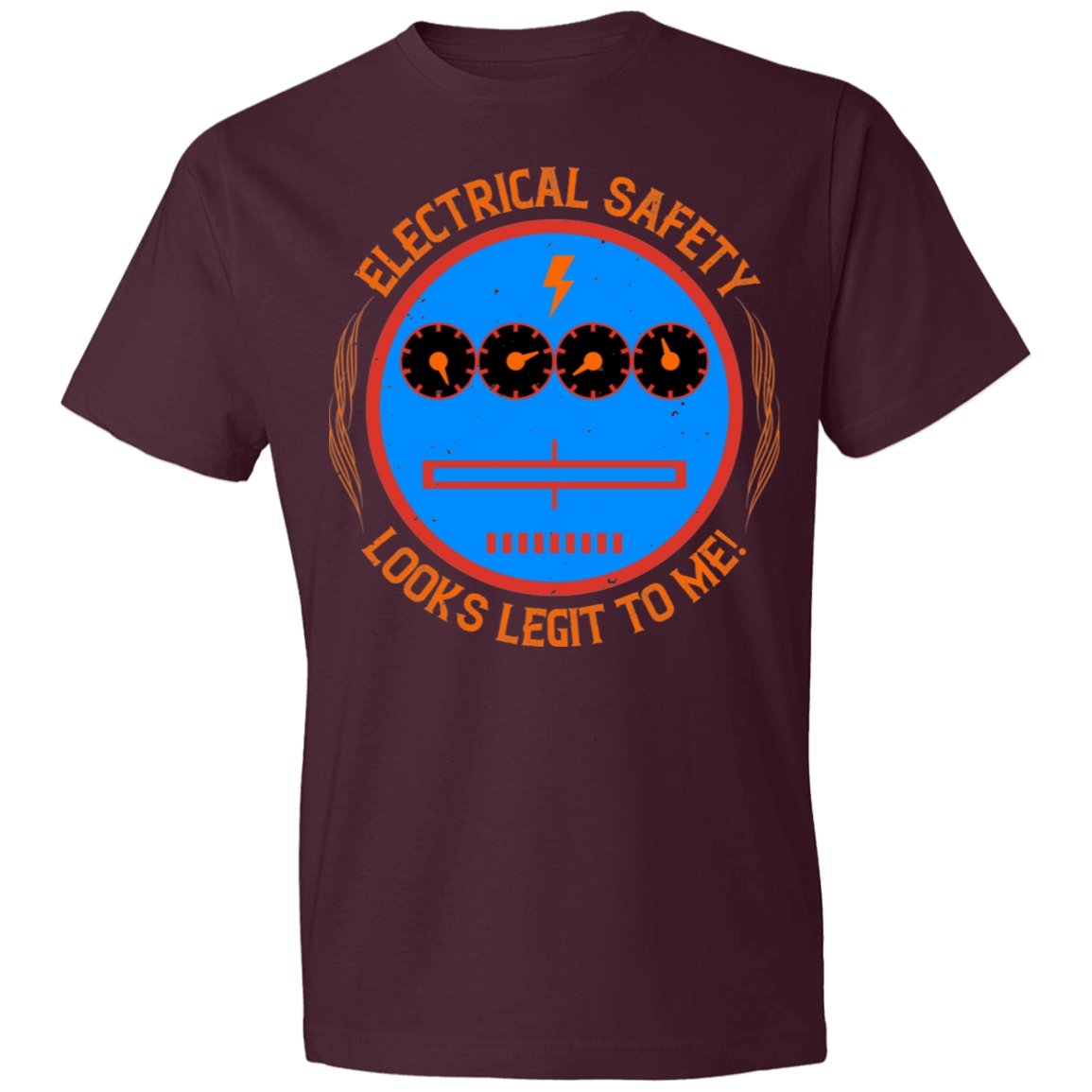 Electrician Design Lightweight T-Shirt 4.5 oz - Alexecom.com