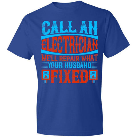 Image of Electrician Design Lightweight T-Shirt 4.5 oz - Alexecom.com