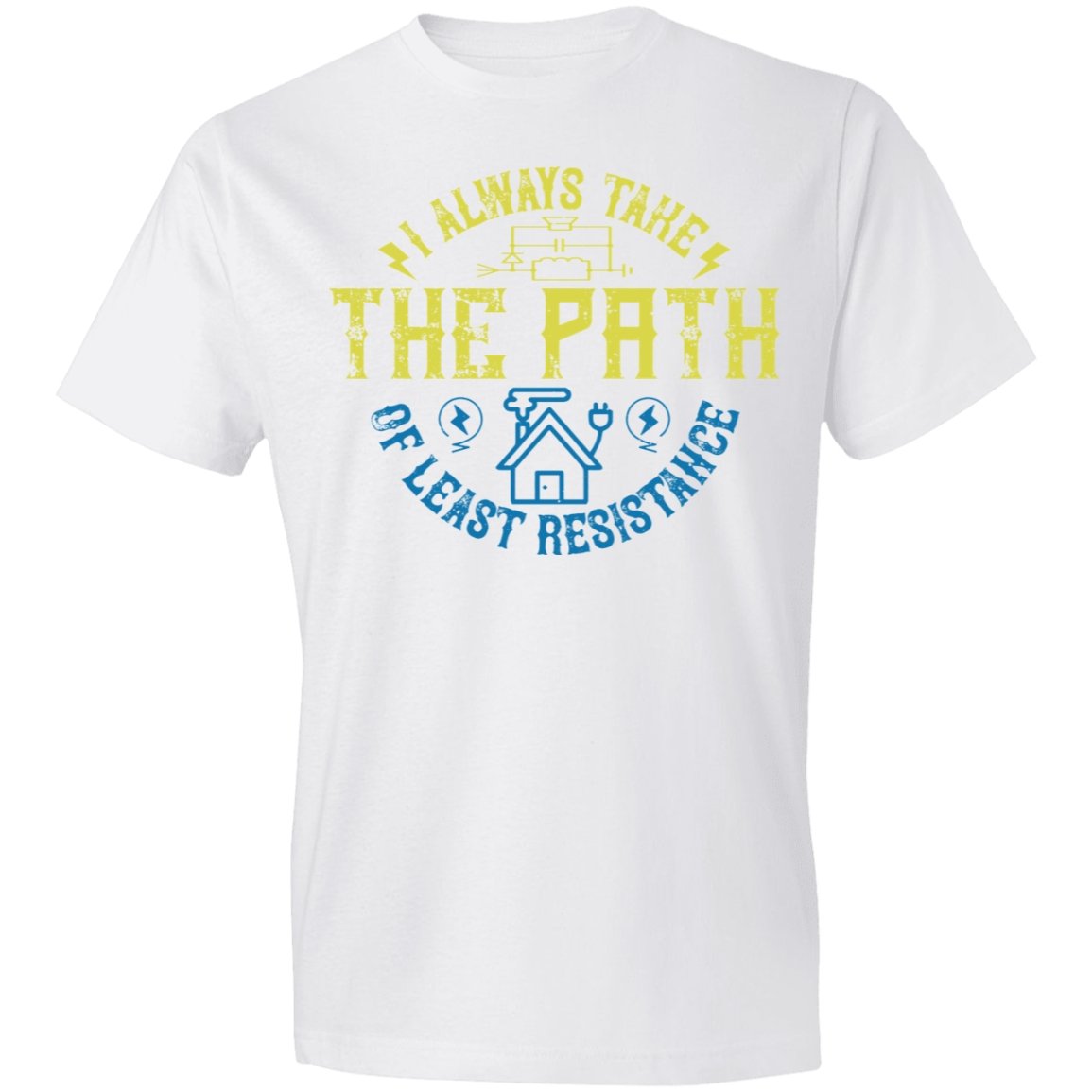 Electrician Design Lightweight T-Shirt 4.5 oz - Alexecom.com