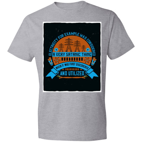 Image of Electrician Design Lightweight T-Shirt 4.5 oz - Alexecom.com