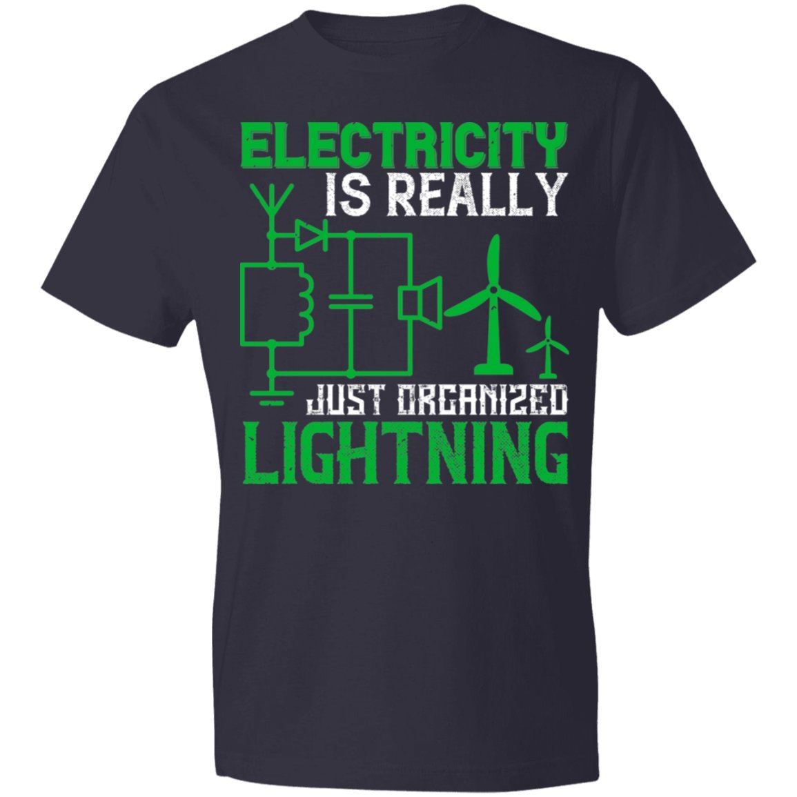 Electrician Design Lightweight T-Shirt 4.5 oz - Alexecom.com