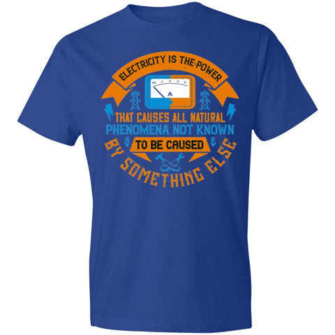 Image of Electrician Design Lightweight T-Shirt 4.5 oz - Alexecom.com