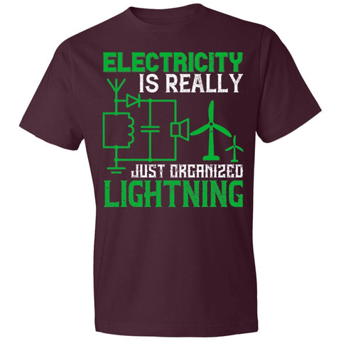 Image of Electrician Design Lightweight T-Shirt 4.5 oz - Alexecom.com