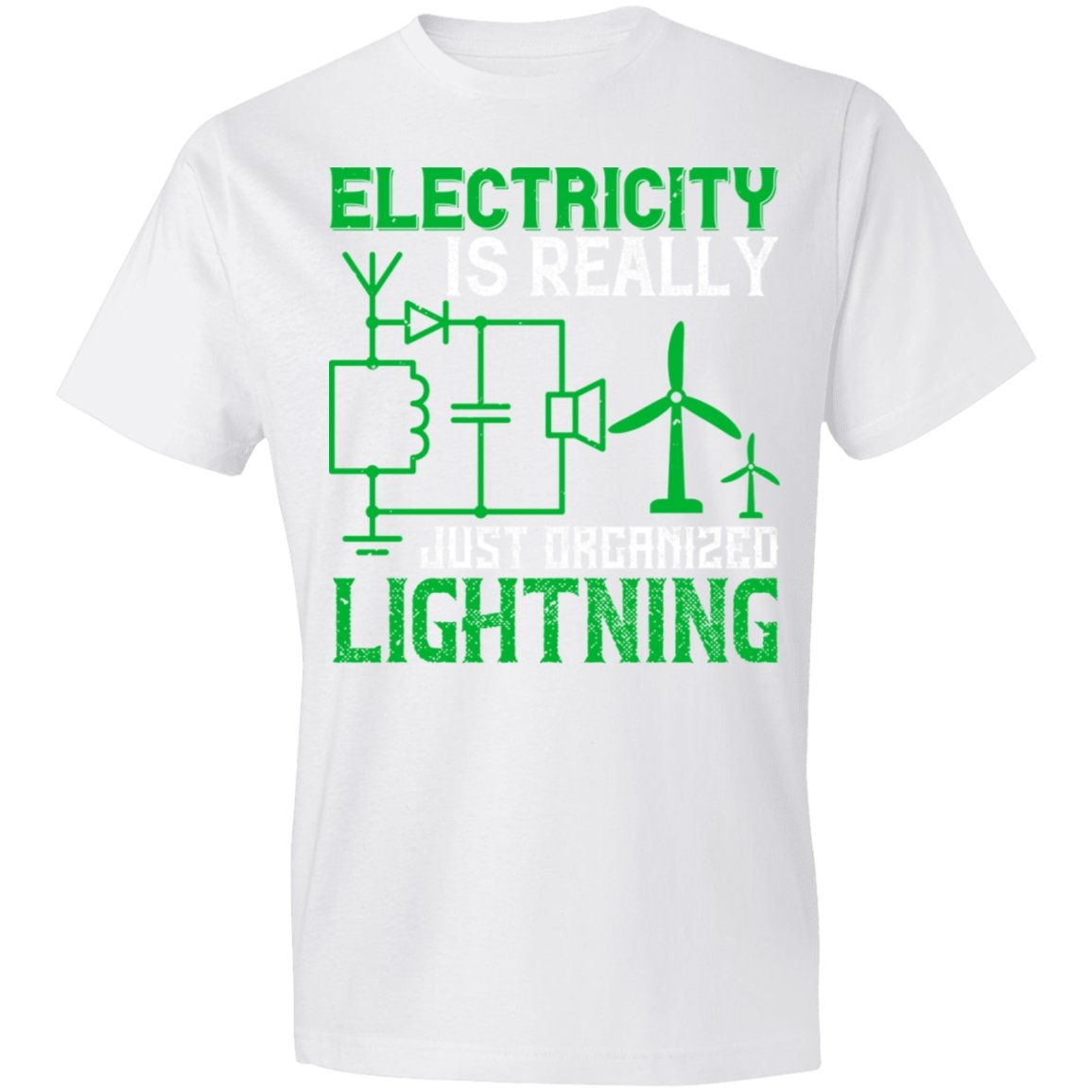 Electrician Design Lightweight T-Shirt 4.5 oz - Alexecom.com
