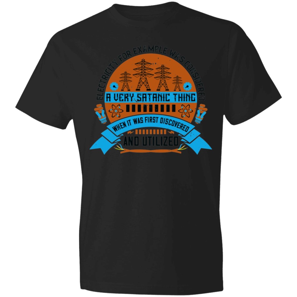 Electrician Design Lightweight T-Shirt 4.5 oz - Alexecom.com