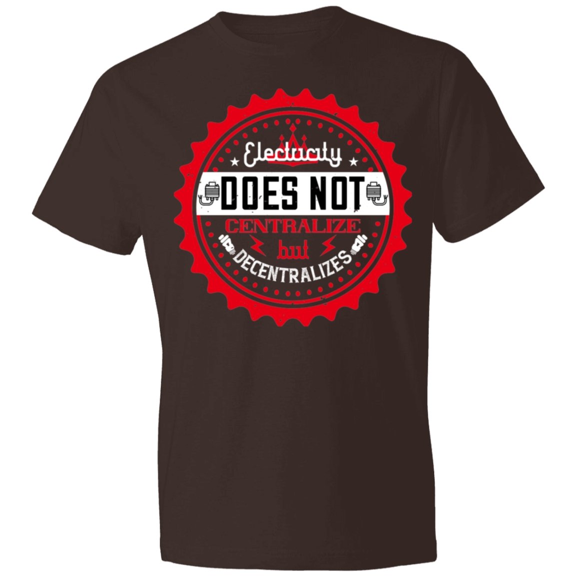Electrician Design Lightweight T-Shirt 4.5 oz - Alexecom.com