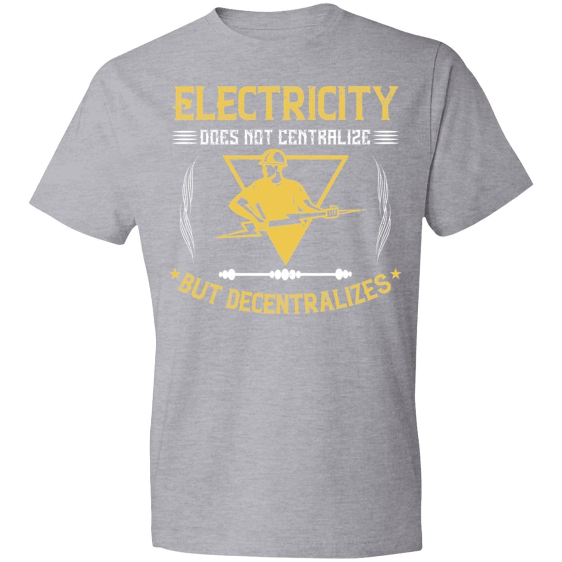 Electrician Design Lightweight T-Shirt 4.5 oz - Alexecom.com