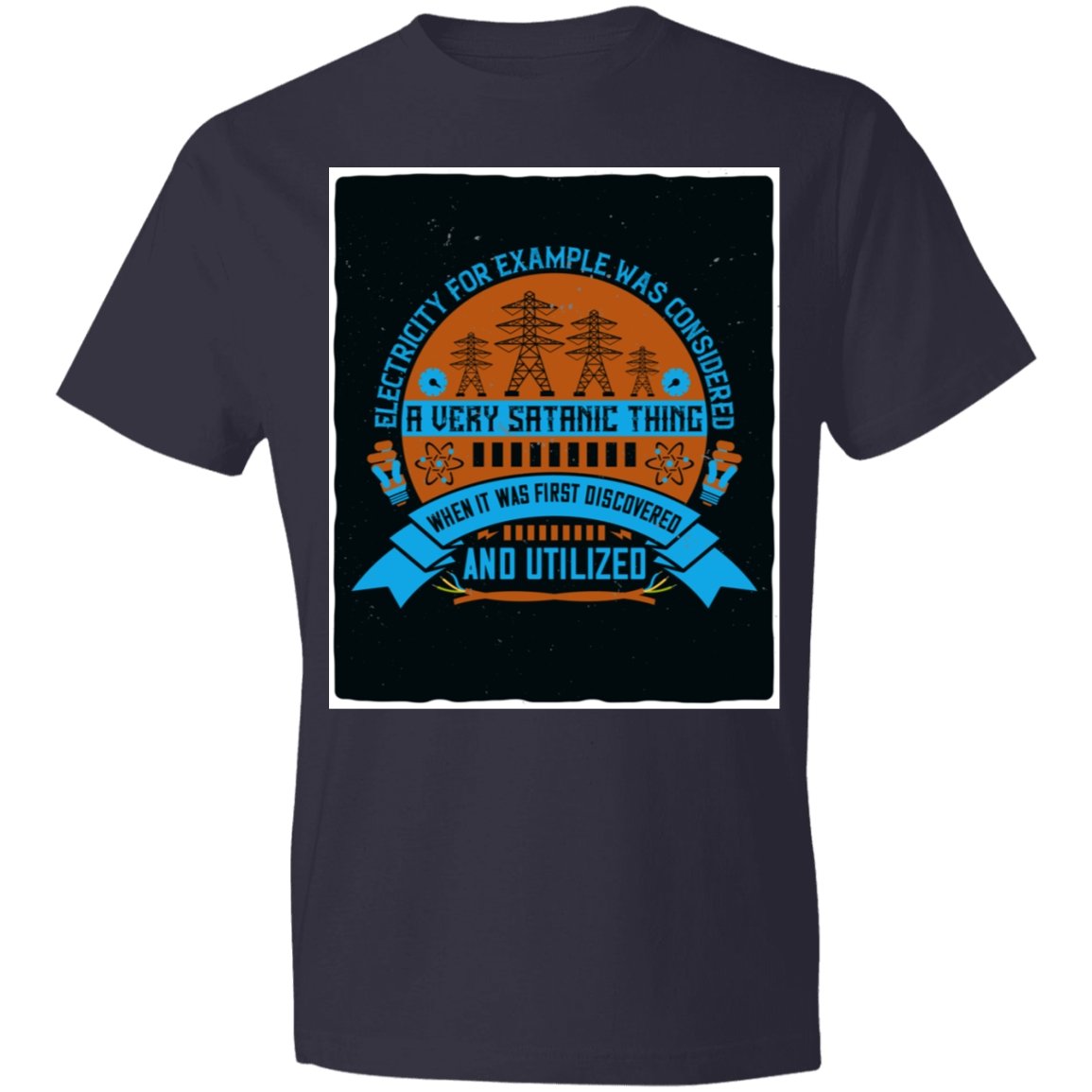 Electrician Design Lightweight T-Shirt 4.5 oz - Alexecom.com