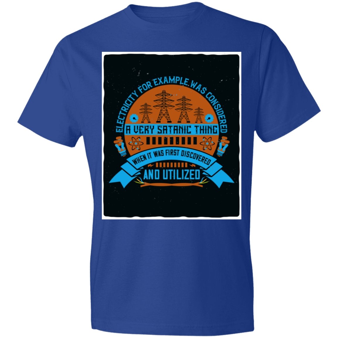 Electrician Design Lightweight T-Shirt 4.5 oz - Alexecom.com