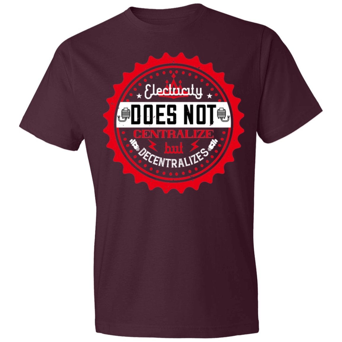 Electrician Design Lightweight T-Shirt 4.5 oz - Alexecom.com