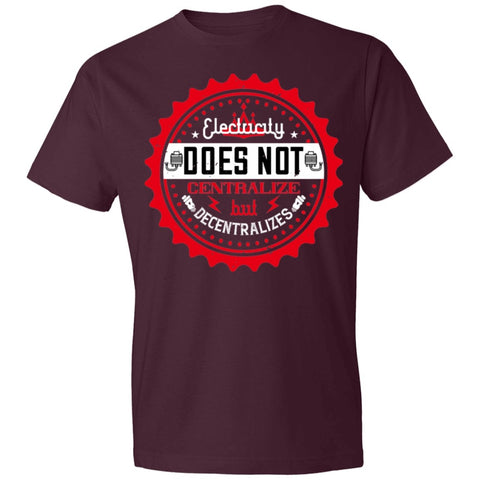 Image of Electrician Design Lightweight T-Shirt 4.5 oz - Alexecom.com