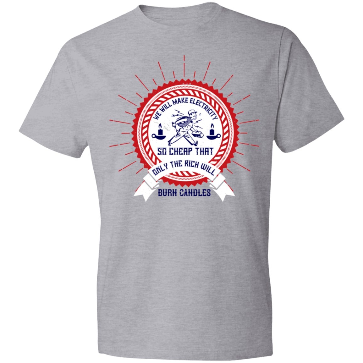 Electrician Design Lightweight T-Shirt 4.5 oz - Alexecom.com