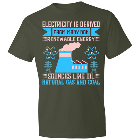 Image of Electrician Design Lightweight T-Shirt 4.5 oz - Alexecom.com