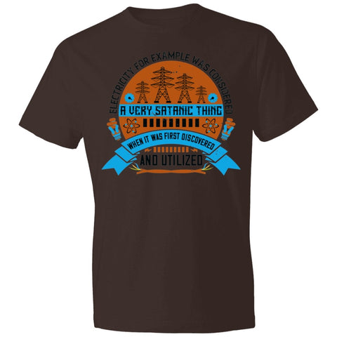 Image of Electrician Design Lightweight T-Shirt 4.5 oz - Alexecom.com