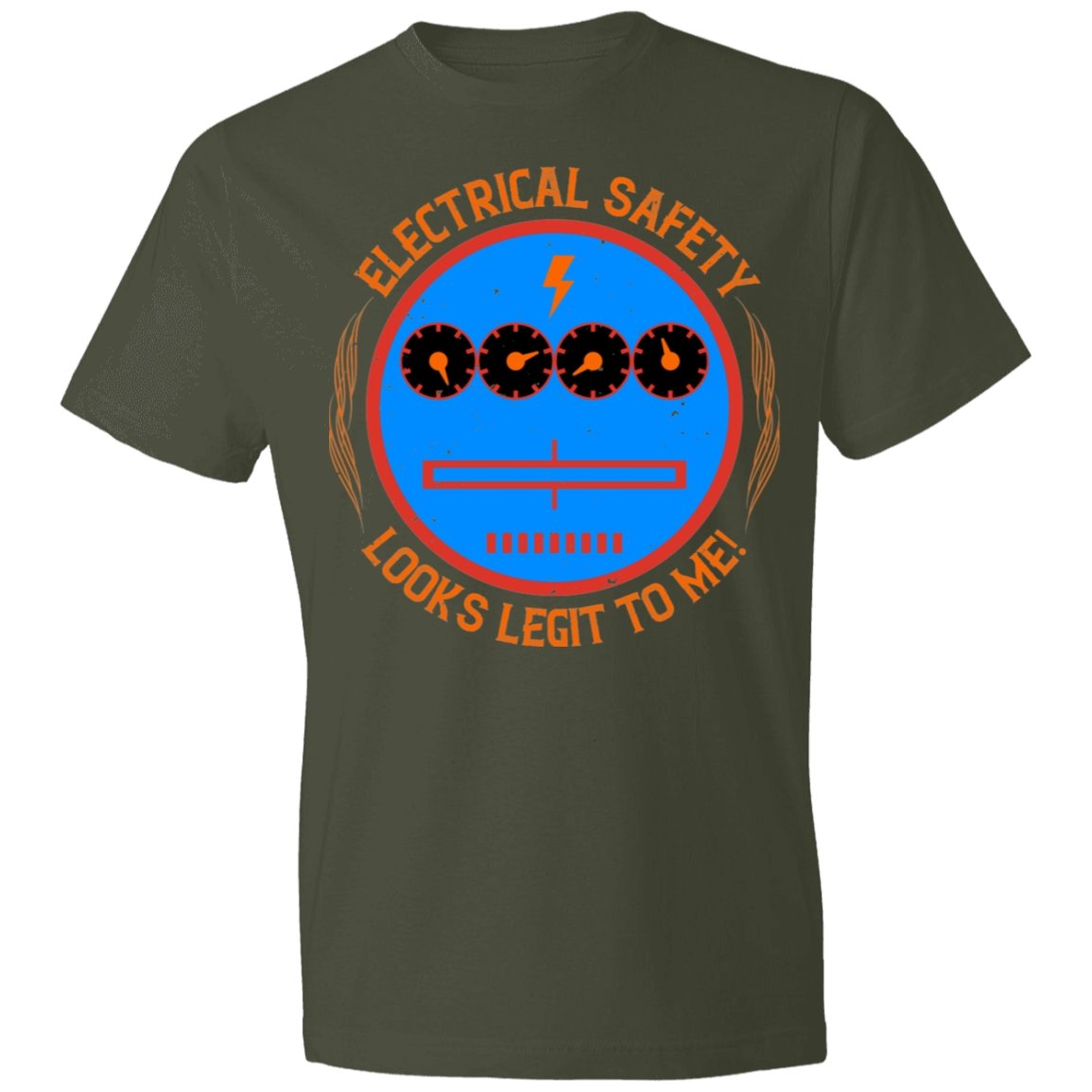 Electrician Design Lightweight T-Shirt 4.5 oz - Alexecom.com