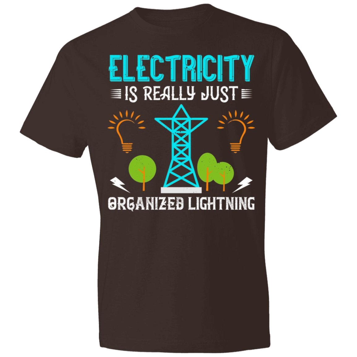 Electrician Design Lightweight T-Shirt 4.5 oz - Alexecom.com