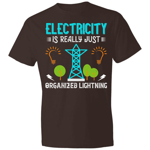 Image of Electrician Design Lightweight T-Shirt 4.5 oz - Alexecom.com