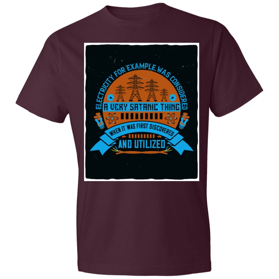 Electrician Design Lightweight T-Shirt 4.5 oz - Alexecom.com