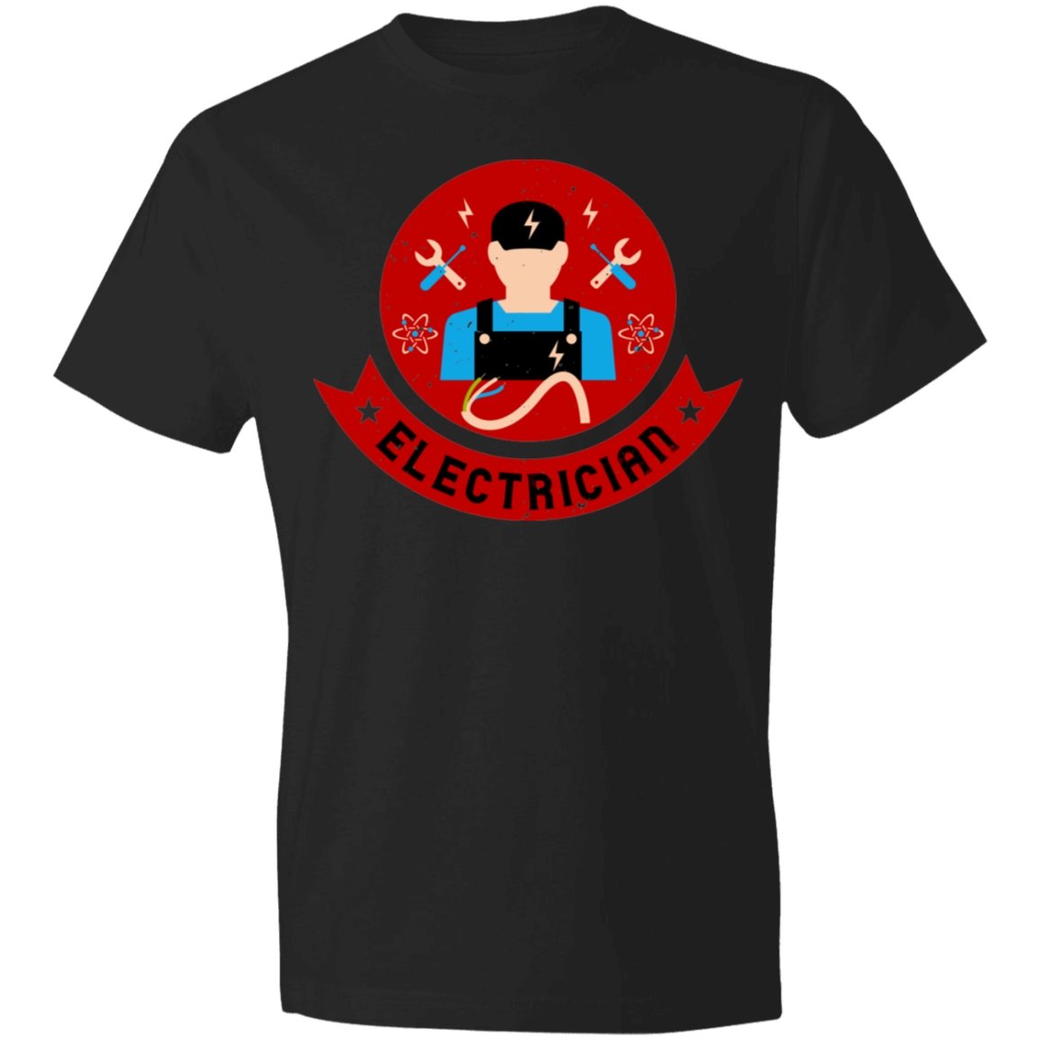 Electrician Design Lightweight T-Shirt 4.5 oz - Alexecom.com