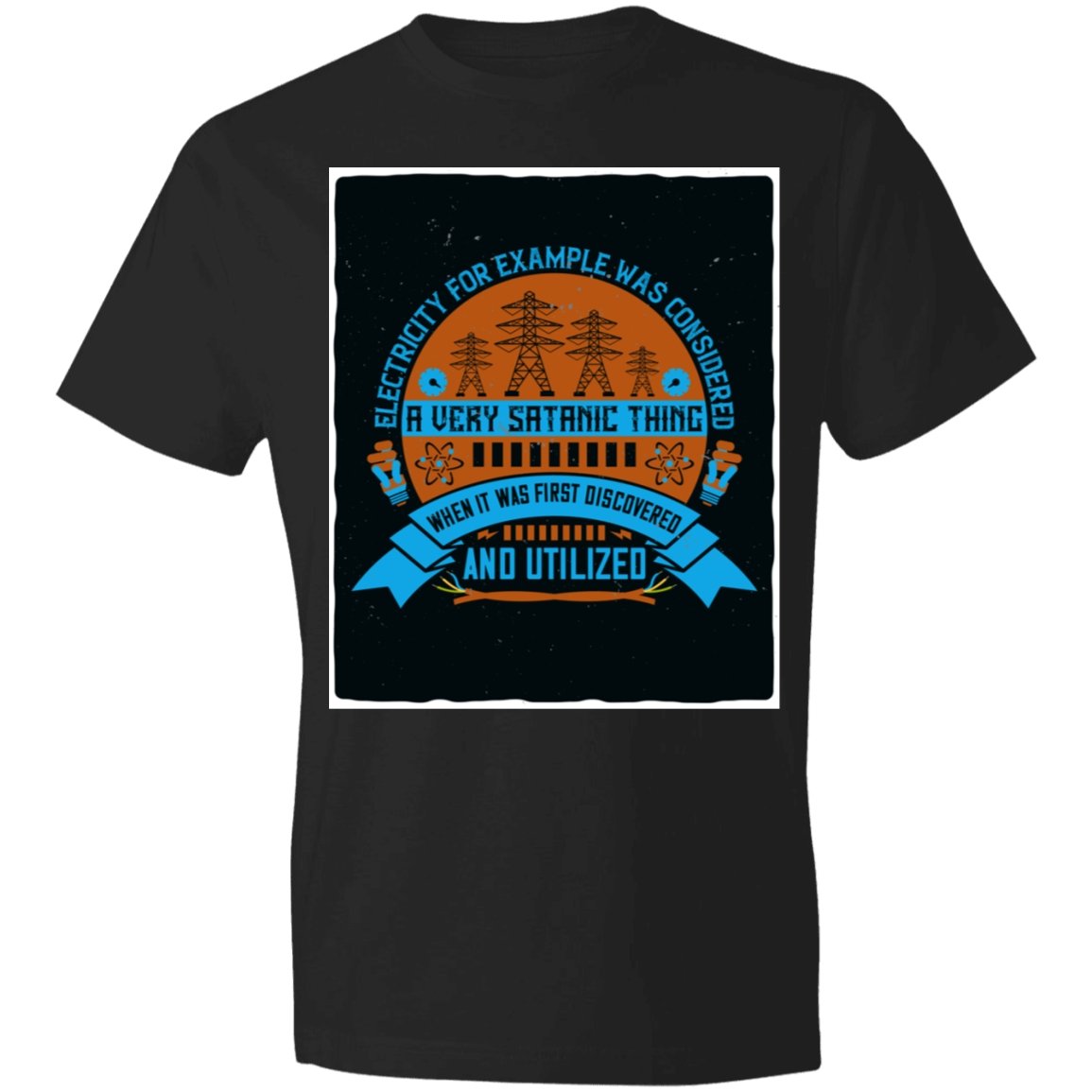 Electrician Design Lightweight T-Shirt 4.5 oz - Alexecom.com