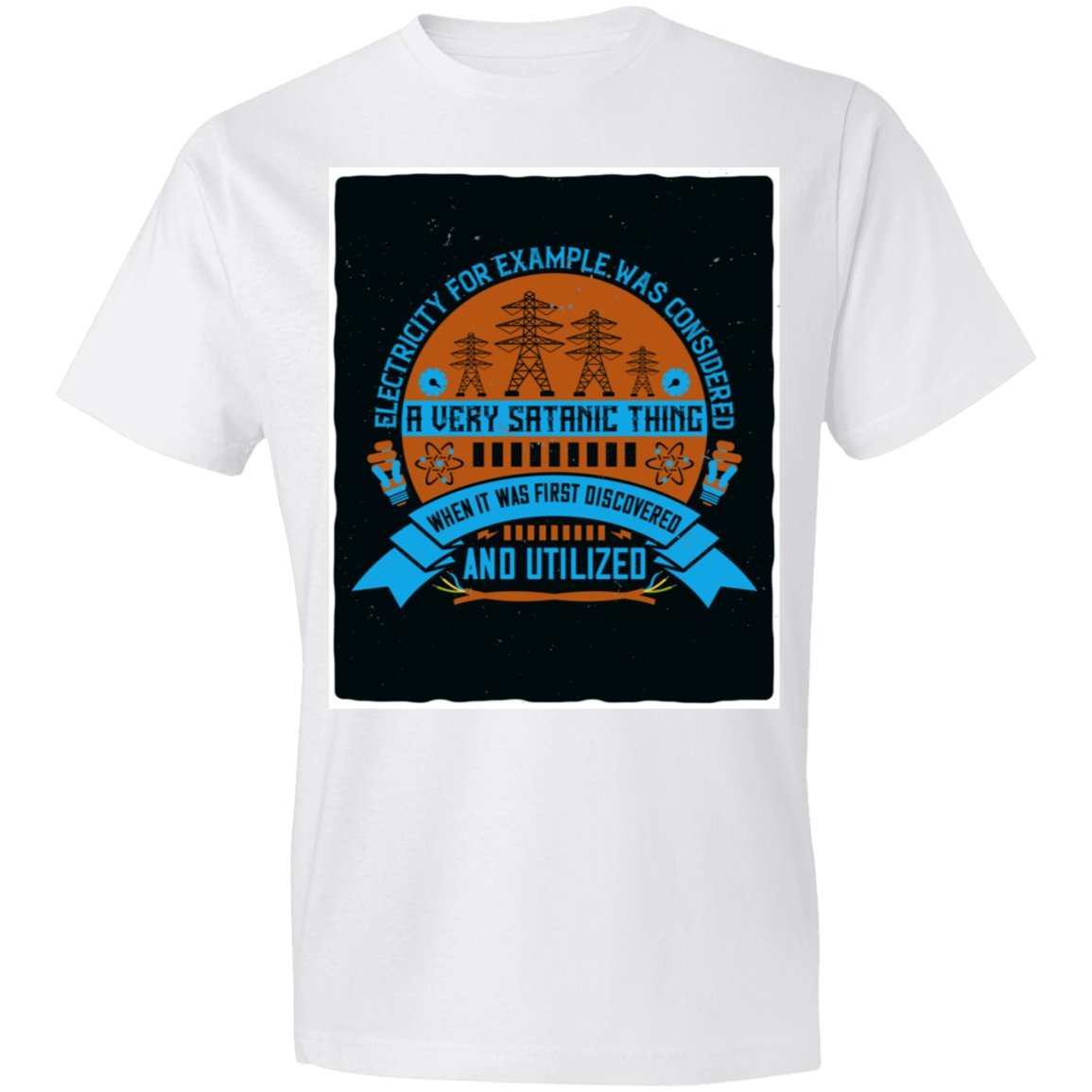 Electrician Design Lightweight T-Shirt 4.5 oz - Alexecom.com