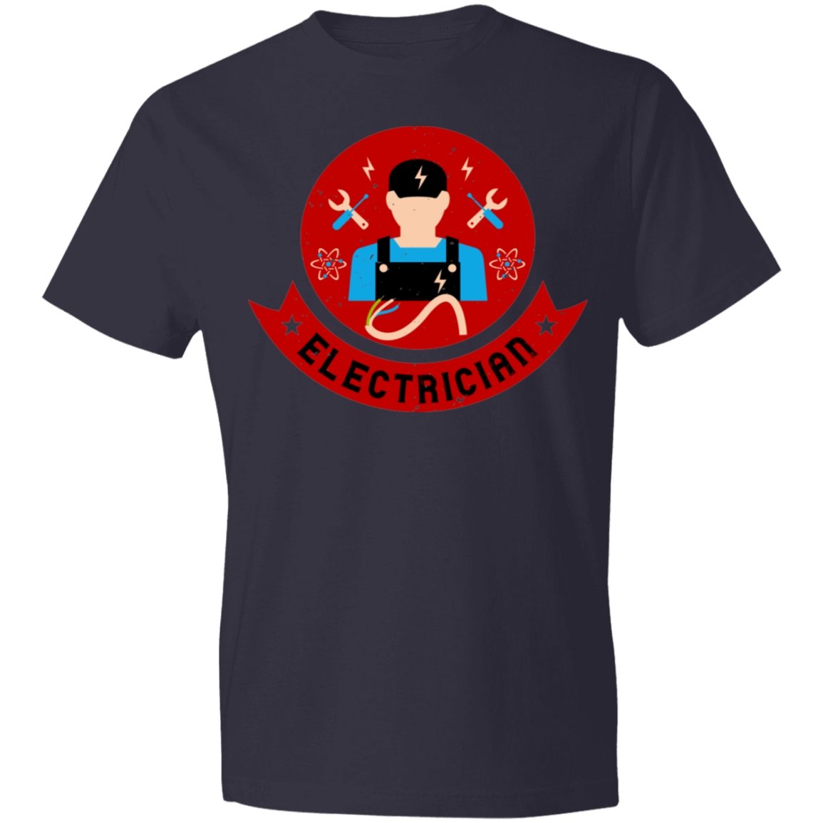 Electrician Design Lightweight T-Shirt 4.5 oz - Alexecom.com