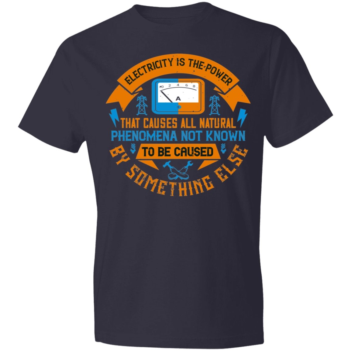 Electrician Design Lightweight T-Shirt 4.5 oz - Alexecom.com