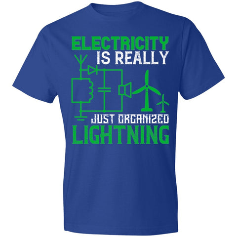 Image of Electrician Design Lightweight T-Shirt 4.5 oz - Alexecom.com