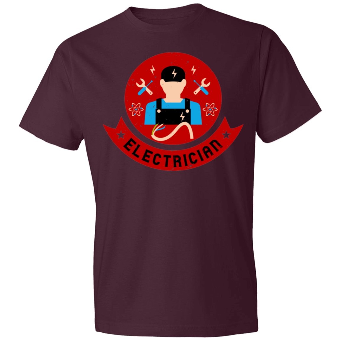 Electrician Design Lightweight T-Shirt 4.5 oz - Alexecom.com
