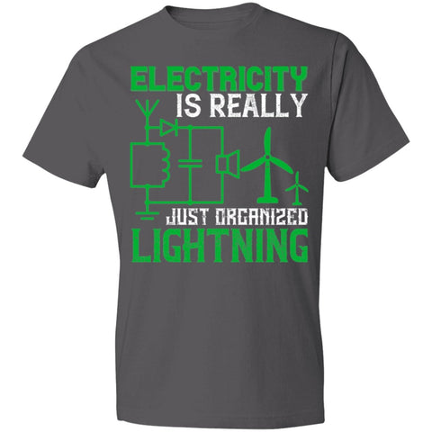 Image of Electrician Design Lightweight T-Shirt 4.5 oz - Alexecom.com