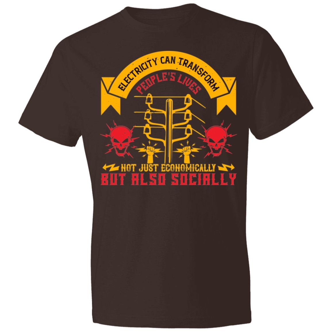 Electrician Design Lightweight T-Shirt 4.5 oz - Alexecom.com