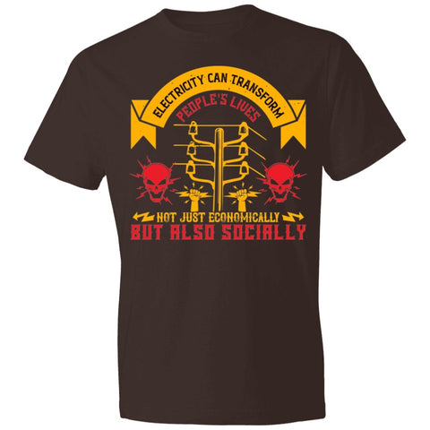 Image of Electrician Design Lightweight T-Shirt 4.5 oz - Alexecom.com
