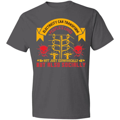 Image of Electrician Design Lightweight T-Shirt 4.5 oz - Alexecom.com