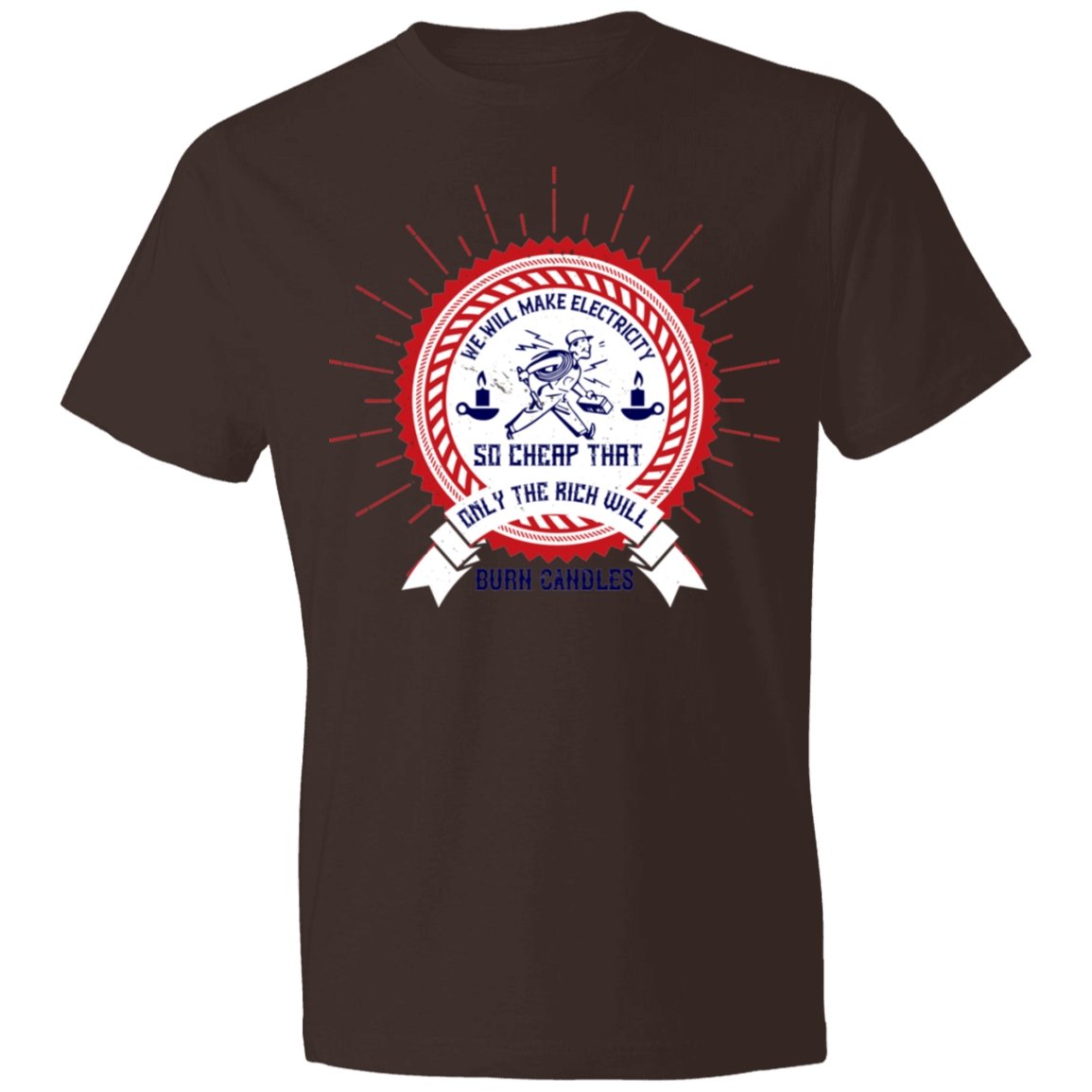 Electrician Design Lightweight T-Shirt 4.5 oz - Alexecom.com