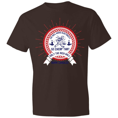 Image of Electrician Design Lightweight T-Shirt 4.5 oz - Alexecom.com