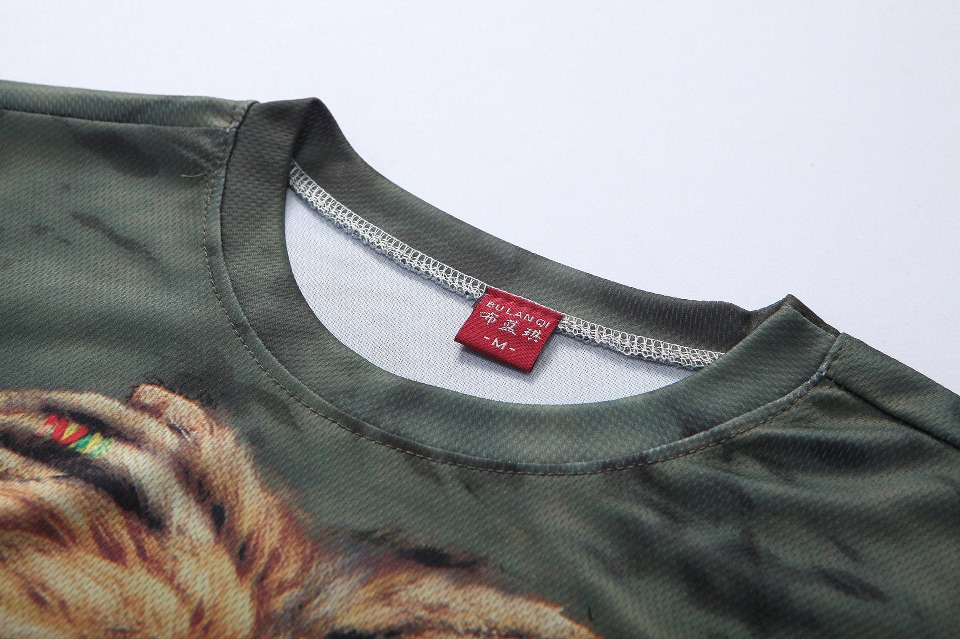 European and American fashion in summer 3D printing lions male short sleeved T-shirt 3D T-shirt - Alexecom.com