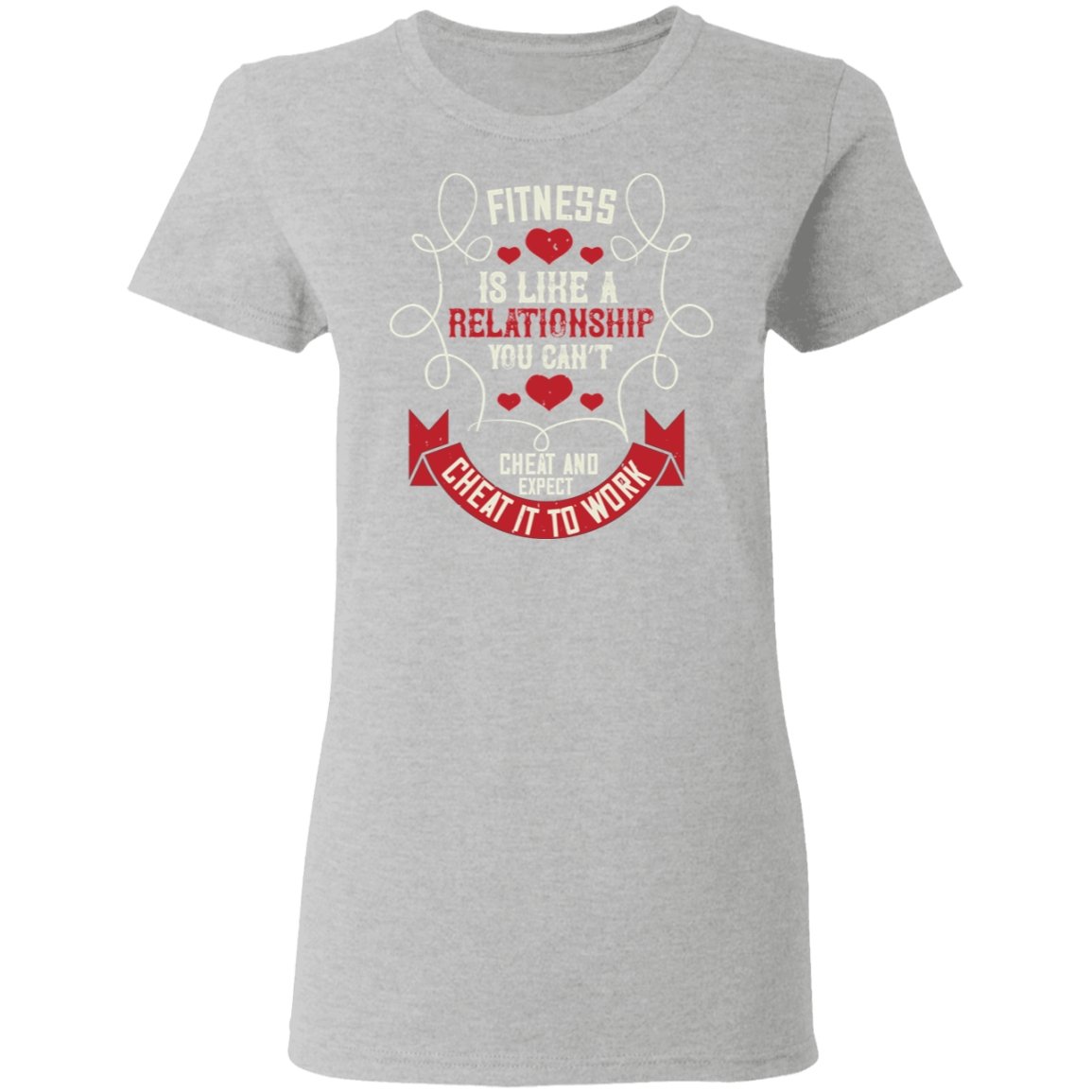 Fitness Design Ladies' T-Shirt - Alexecom.com