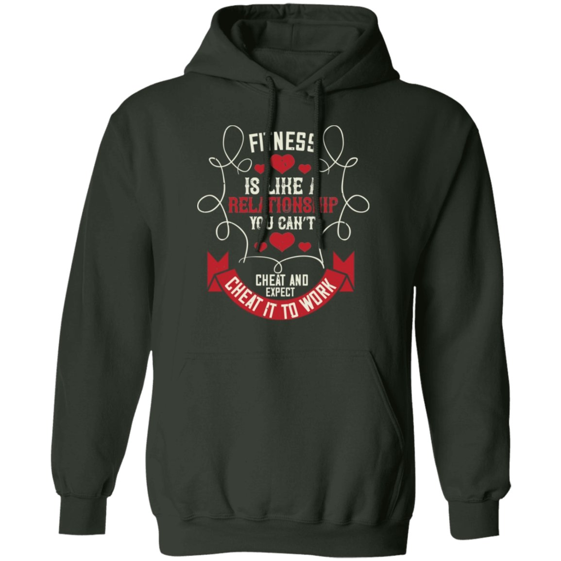 Fitness Design Pullover Hoodie 8 oz. - Alexecom.com